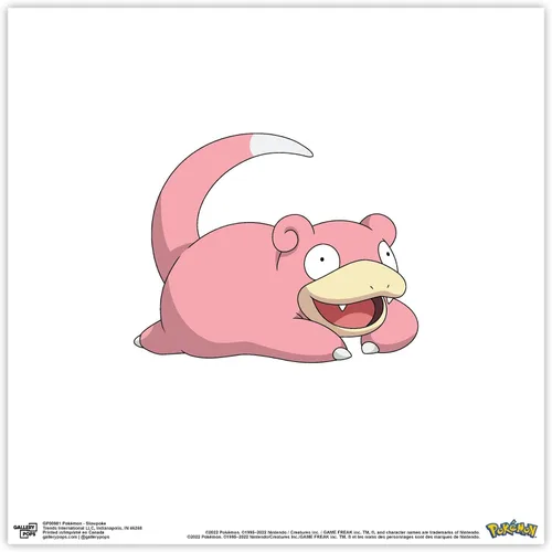 Vista 9 de Trends International Gallery Pops Pokemon - Póster de pared de Slowpoke, 12 x 12 pulgadas, versión enmarcada en negro Versión con marco negro