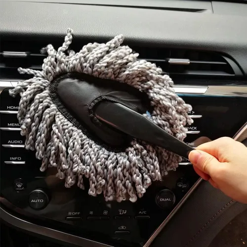 Vista 2 de IPELY Cepillo Plumero de Microfibra Súper Suave para Tablero de Coche para Limpieza de Coche Hogar Cocina Computadora Cepillo de Limpieza