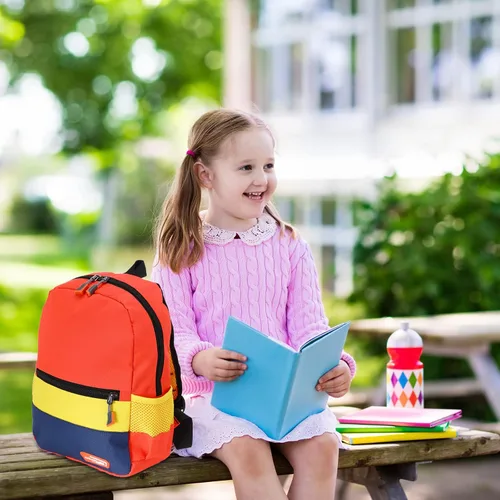 Vista 7 de Amylove Mochila para niños preescolares, 6 unidades, a granel, bolsas de jardín de infantes, Como se muestra en la imagen, Estilo lindo