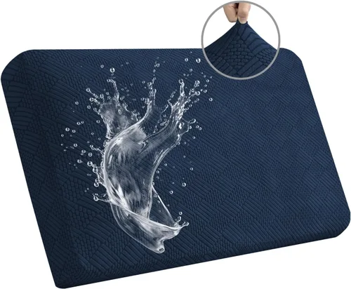 Vista 35 de Easy-Going - Fundas impermeables para cojines de sofá y sofás, funda de asiento de sofá de jacquard elástico de repuesto para perros, mascotas