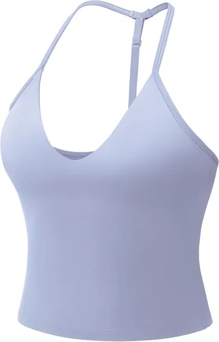Vista 11 de YEOREO CoreFlex Impact Halter - Camiseta sin mangas para mujer Negro