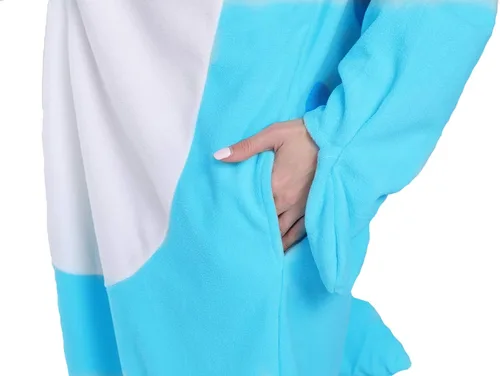 Vista 6 de dressfan Disfraz de Narwhal de animales para adultos, mujeres, niñas y niños