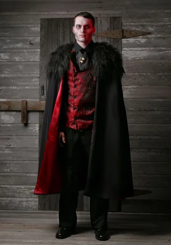 Vista 2 de Disfraz de vampiro para hombre de lujo