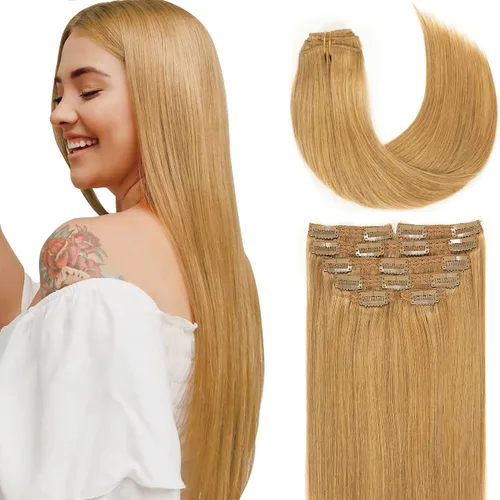 Vista 67 de Lacer Extensiones de cabello humano Remy sin costuras, color negro #1, ultra fino, doble trama de poliuretano, invisible, 7 unidades, 4.33 oz