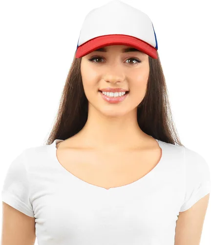Vista 4 de DALIX Gorra de malla para camionero, paquete de 12