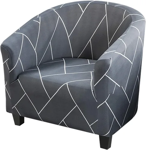 Vista 9 de HOTNIU Funda para silla de club, fundas para sillas de bañera para sillones, funda elástica para sillón, protector de silla de club, cubiertas