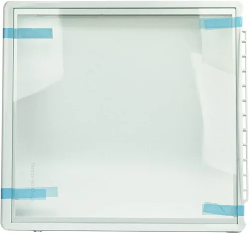 Vista 2 de folosem Upgaded 241969501 Marco de Estante y 240443384 Cubierta de Cristal del Cajón para Verduras del Refrigerador para frigidaire, Reemplaza