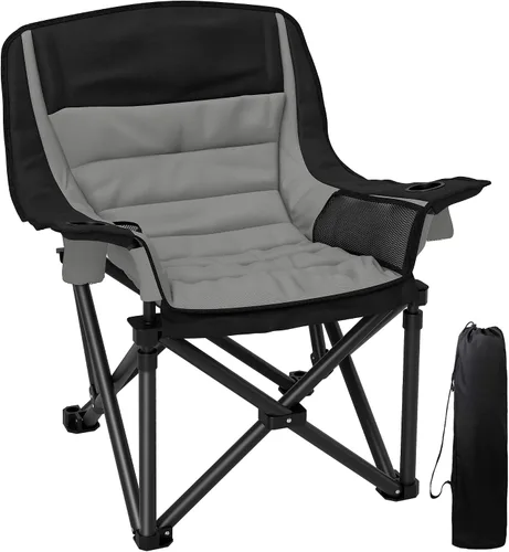 Vista 13 de Outsunny Double Camping Chair for Adults, Padded Folding Camp Chair for 2 Person with Armrest, Wine Glass Holder, Cup Holder, Carry Bag for Outdoor