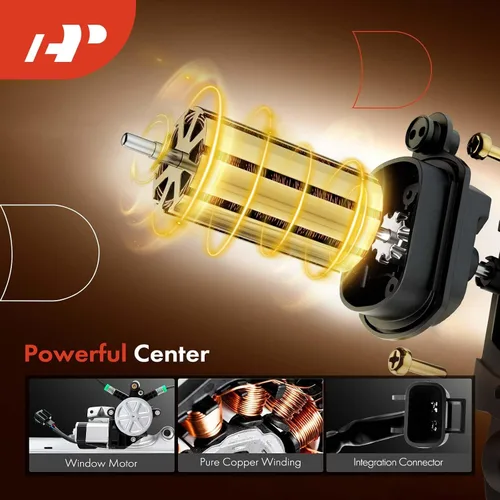 Vista 3 de A-Premium Elevalunas eléctrico con motor compatible con Buick Encore 2013-2019 lado trasero del conductor for Buick Encore 2013-2019