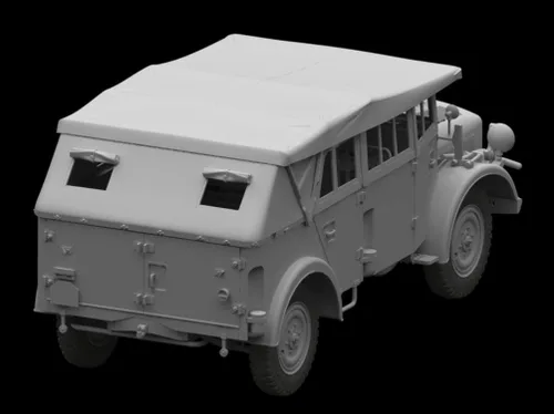 Vista 6 de ICM Modelos Horch 108 Tipo 40 Modelo de Personal Alemán de la Segunda Guerra Mundial (escala 1/35)