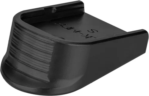 Vista 2 de NDZ Performance Extensión de dedo de placa base de cargador para Glock Gen 1-5 9MM .40 .357 SIG aluminio anodizado grabado con láser en negro