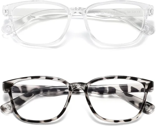 Vista 9 de Paquete de 2 gafas con bloqueo de luz azul para niños, antifatiga visual y protección UV, gafas para computadora, videojuegos, TV, teléfono
