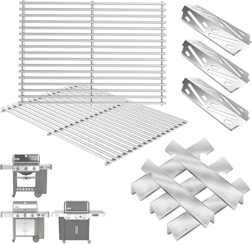 Vista 13 de 66032 GS4 Genesis 2 Barras aromatizantes para Weber 3 quemadores GS4 Genesis II Piezas de repuesto Genesis II/LX 300 SER E310 E315 E335 S310