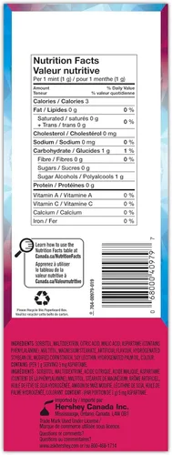 Vista 2 de Ice Breakers Duo Raspberry Mints, 1.5 oz. 1.27 oz (paquete de 6) {Importado de Canadá}