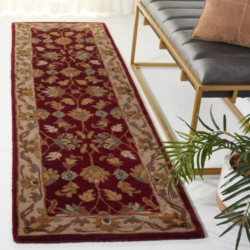 Vista 14 de Safavieh colección Heritage HG628A - tapete oriental tradicional hecho a mano de lana verde oscura y dorada, Lana, negro / beige (Black/ Beige)