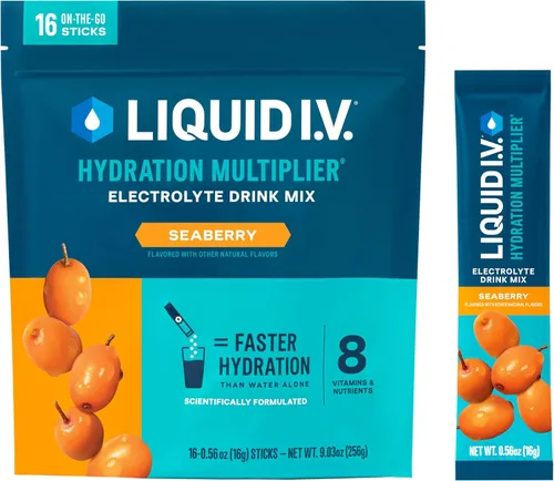 Vista 19 de Liquid I.V.® Hydration Multiplier - Popsicle Firecracker Mezcla en polvo de electrolitos para bebida 1 paquete (16 porciones)