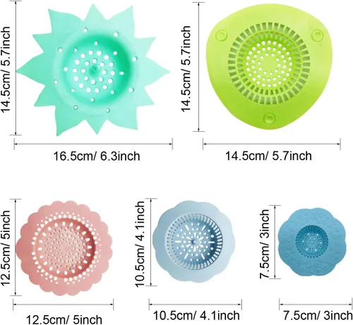 Vista 2 de Kit de 37 piezas de suministros de arte acrílico para verter coladores, 7 coladores de pintura de silicona de plástico, kits de herramientas