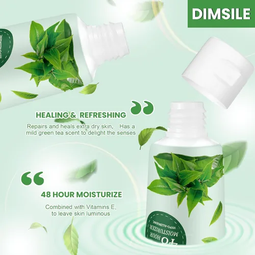 Vista 4 de Paquete de 50 lociones corporales de té verde tamaño viaje 1 onza hidratante para piel seca con tapa abatible para piel extra seca, para posadas