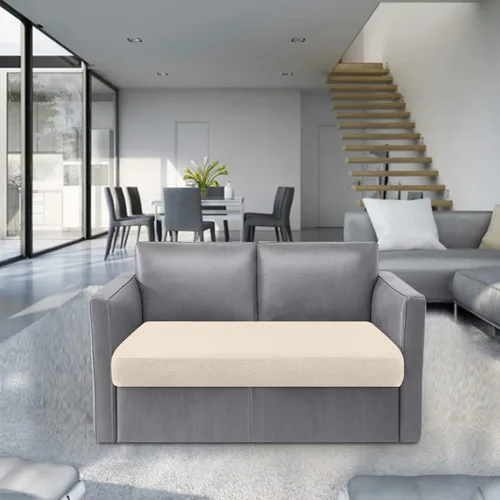 Vista 2 de Granbest Fundas de cojín gruesas y duraderas para sofá de sofá, protector de muebles para cojines individuales (cojín de sofá biplaza, beige)