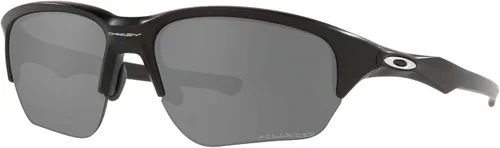 Vista 2 de Oakley Gafas de sol para hombre, marco de tinta negra, lentes de iridio jade, 2.362in