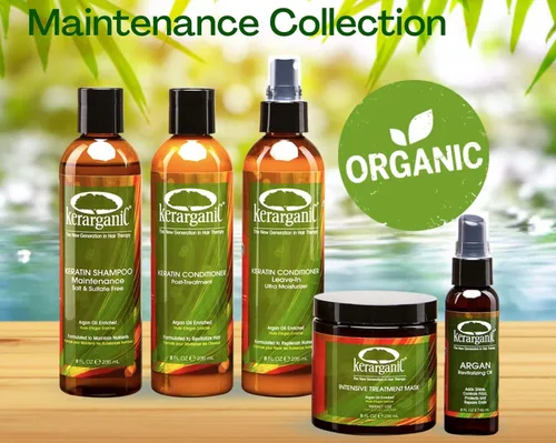 Vista 3 de Kerarganic - Juego de mantenimiento de queratina 8oz