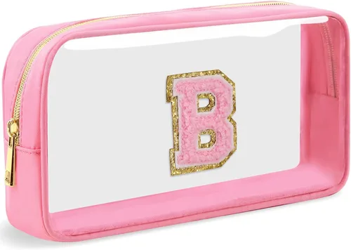 Vista 100 de Bolsa de Maquillaje Transparente Pequeña Bolsa de Cosméticos Bolsa de Viaje de Artículos de Aseo Bolsa Transparente con Cremallera Bolso Organizador