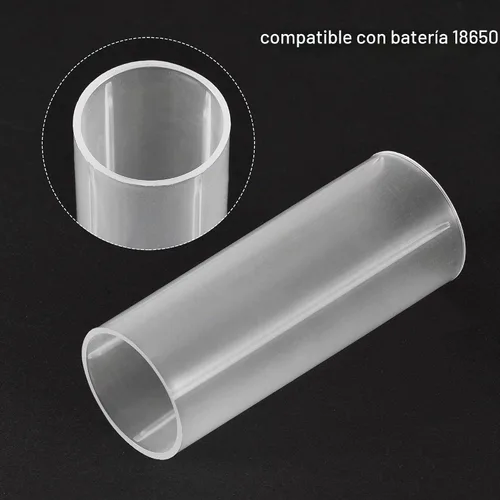 Vista 4 de uxcell AAA Batería 3x1.5V Adaptador de Almacenamiento Caso, Convertidor de Soporte de Batería 18650 para Linterna LED AAA 8 Set