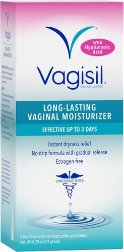 Vista 6 de Vagisil Prohydrate - Hidratante vaginal interno, gel y lubricante para mujeres, probado por ginecólogos, 8 unidades, paquete de 3