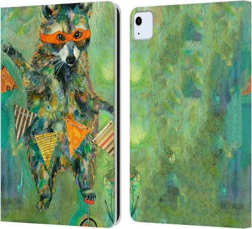 Vista 13 de Head Case Designs Wyanne - Funda de piel con licencia oficial de Wyanne Blue Watercolour Bear Animals 2, compatible con Apple iPad 10.2