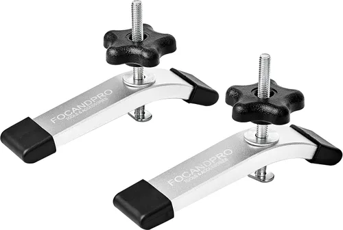 Vista 11 de T Track Kit de intersección de 3 pulgadas con tornillos para madera, perfil de doble corte con orificios de montaje preperforados, carpintería