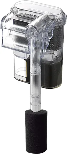 Vista 6 de Filtro silencioso para acuario Betta, filtro delgado para tanque de peces HOB para acuarios plantados de 3 a 10 galones y paisajismo acuático con 1