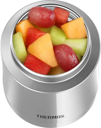 Vista 3 de Tarro de acero inoxidable Thermos Sipp para alimentos, capacidad de 16 oz, talla única , Negro