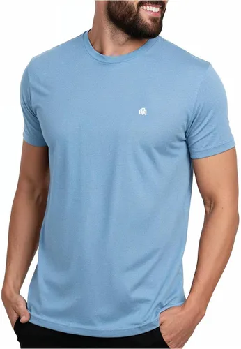 Vista 30 de Camisetas casuales de algodón suave con cuello redondo y ajuste atlético