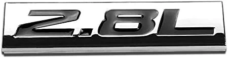Vista 30 de 1.5L Negro/Cromo Aleación de Aluminio Auto Maletero Puerta Guardabarros Parachoques Insignia Calcomanía Emblema Cinta Adhesiva Pegatina
