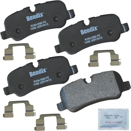 Vista 86 de Bendix Priority1 CFC154 - Juego de pastillas de freno de disco para Avanti II, Century, LeSabre, Regal, Riviera, chasis comercial, DeVille