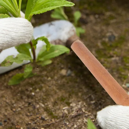 Vista 8 de Hemoton Mango de cuchara agrícola Mango de pala de madera de repuesto pala pala hacha de madera varilla palo de jardinería pala agarre para cucharón