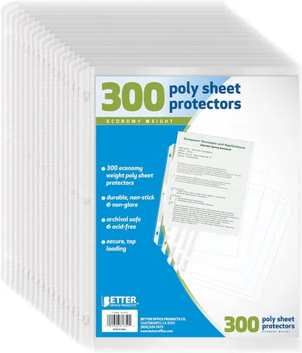 Vista 6 de Better Office Products Fundas de plástico para papel Better Office, 50