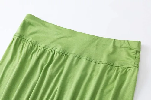 Vista 8 de Pantalones de algodón modal para mujer de AvaCostume, pantalones suaves para practicar yoga o deportes.