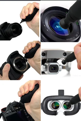 Vista 5 de UES 21 en 1 Kit de limpieza profesional de cámara APS-C con estuche de viaje duro Lens & Sensor Cleaner, Air Blower, Lens Cleaning Pen, Microfiber