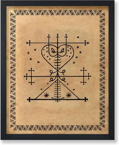 Vista 26 de Poster Master Póster astrológico clásico, impresión de ciencia vintage, regalo para artistas, amigos, el antiguo zodiaco de Egipto, rueda