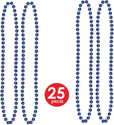 Vista 6 de Beistle Surtido azul ártico para 50 personas – Kit de fiesta de Nochevieja con adornos de terciopelo blanco, tiaras plumadas con purpurina, cuernos