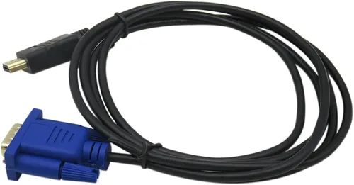 Vista 3 de BLUE ELF Cable HDMI a VGA chapado en oro 1080P HDMI macho a VGA macho adaptador de video activo cable convertidor (6 pies/5.9 ft)