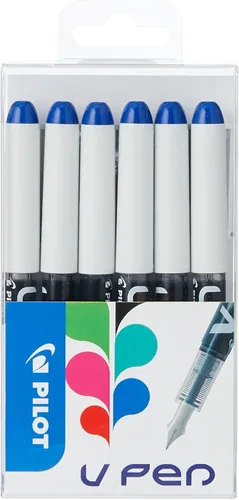 Vista 8 de Pilot Pluma estilográfica desechable V Pen - Negro