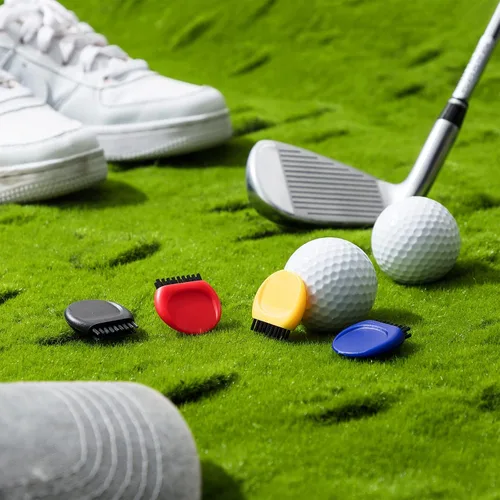 Vista 7 de Nuanchu Cepillo de bolsillo para palos de golf, mini cepillos para palos de golf, limpiador de ranuras para palos de golf, herramienta de limpieza