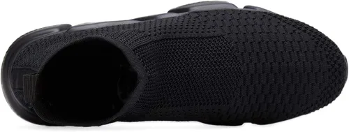Vista 6 de Santiro Walking Shoes for Men Lightweight High Top Sneakers Breathable Knit Athletic Running Shoes Fashion Gym Sports Shoes