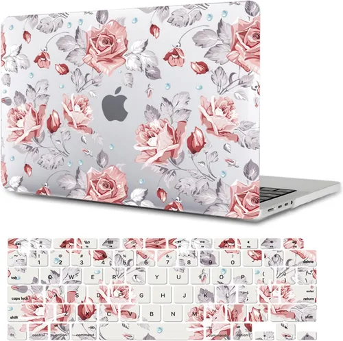 Vista 32 de Protector para laptop compatible con MacBook Pro de 13 pulgadas, modelo A1278 lanzado 2008 2009 2010 2011 2012 con CD-ROM, cubierta rígida delgada