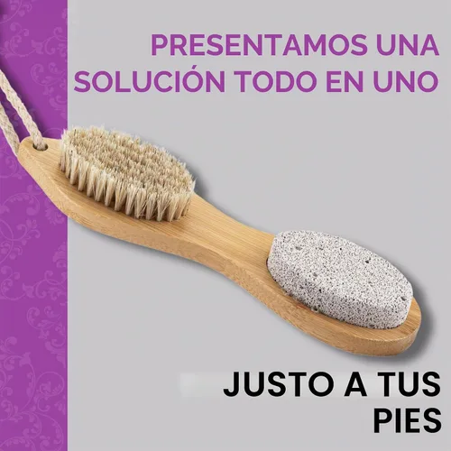 Vista 2 de Dermasuri Kit de limpieza de pies 4 en 1, cepillo exfoliante para pies