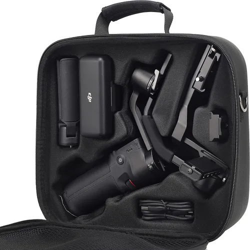 Vista 2 de RS 3 Mini funda, bolsa de hombro de almacenamiento impermeable, funda de transporte de viaje para DJI RS 3 Mini/Creator Combo, cardán de 3 ejes