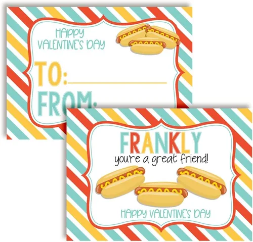 Vista 16 de AmandaCreation - Tarjetas para el día de San Valentín con chispas de chocolate con chispas de chocolate para regalar a amigos y compañeros de clase