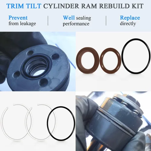 Vista 3 de Yoursme para Volvo Penta Trim Cylinder Ram Kit de reconstrucción SX DPS -M 3857471 3857470 FSM007